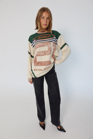 Asha LS Tee - Chalk Mutli
