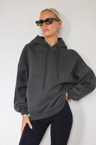 Blake Oversized Hoody - Washed Black