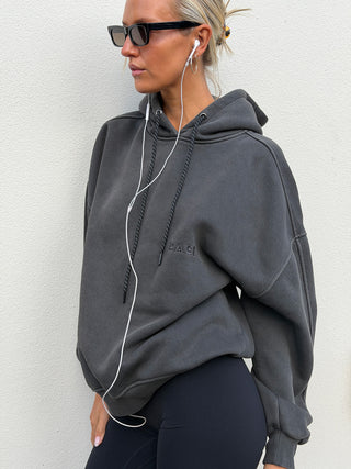Blake Oversized Hoody - Washed Black
