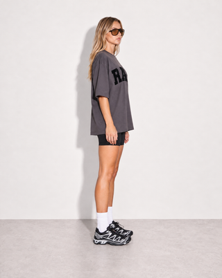 Ella Boyfriend Tee - Smoke