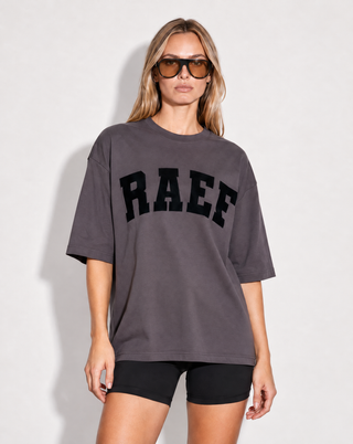 Ella Boyfriend Tee - Smoke
