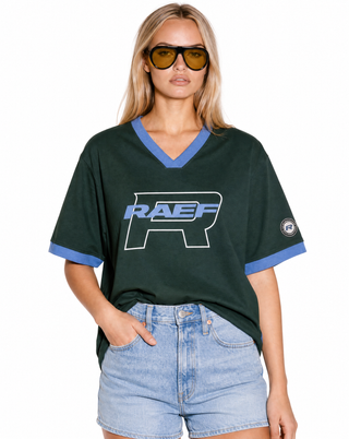 Kya Wrap V Neck Tee - Pine