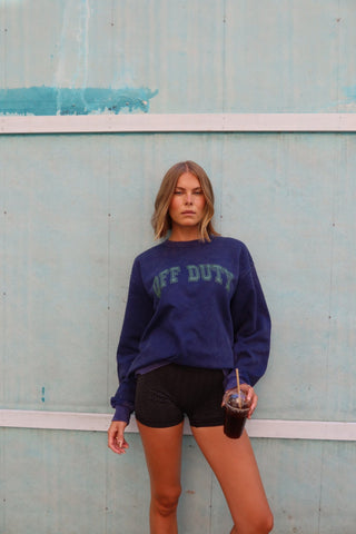 Maci Relaxed Sweater - Classic Blue