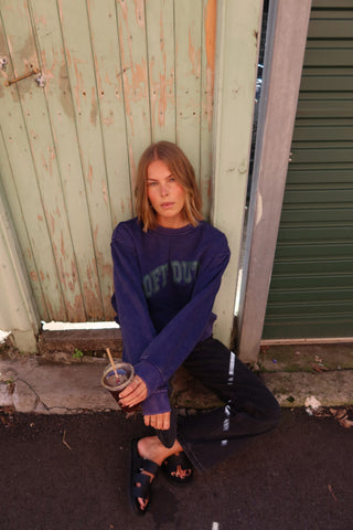 Maci Relaxed Sweater - Classic Blue